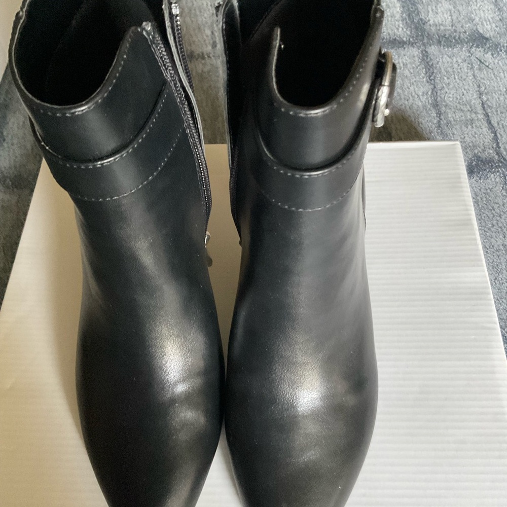 Style & Co. Black Ankle Booties